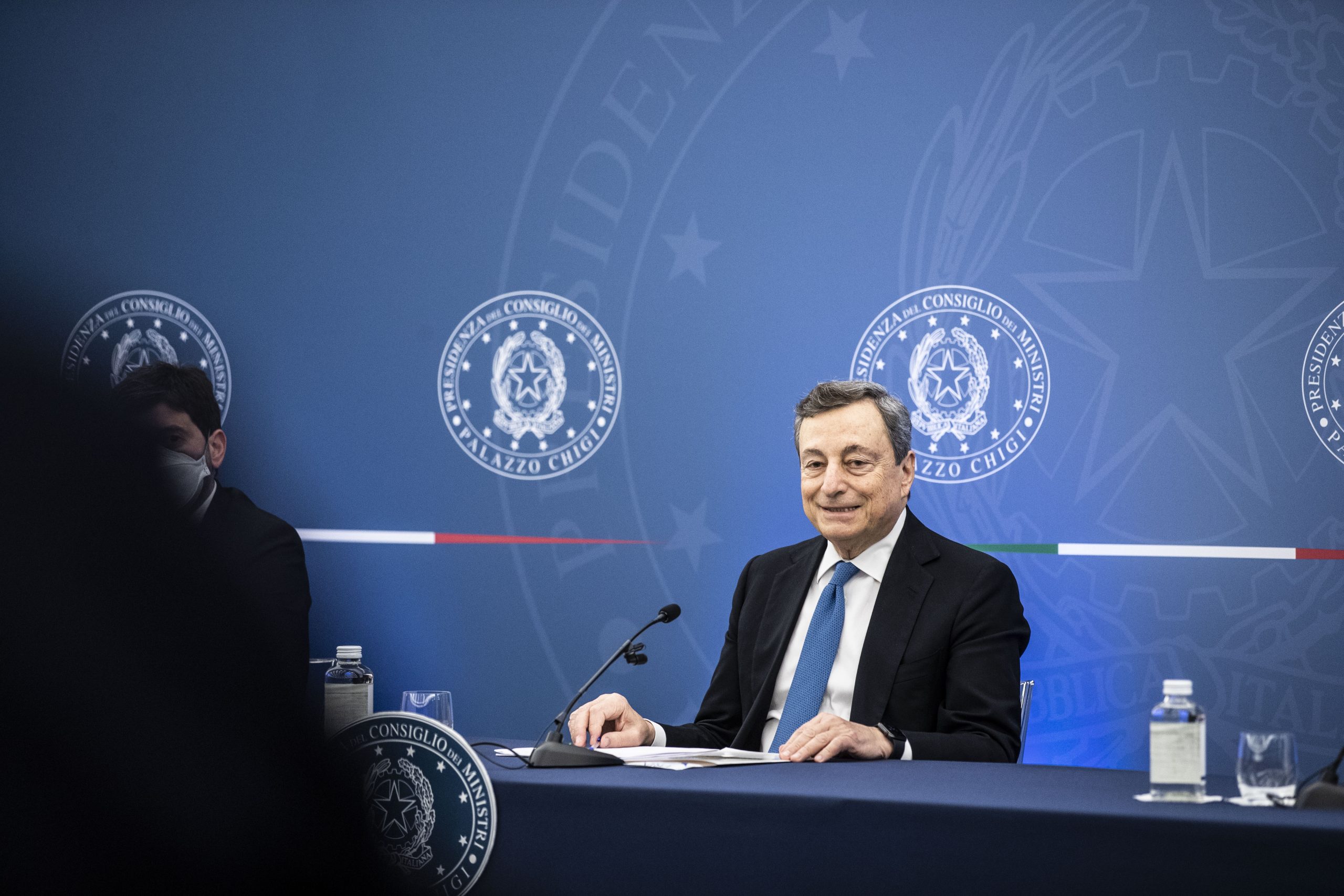 Draghi upholds democratic processes in Libya, wider Med