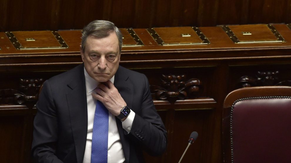 Mario Draghi government crisis