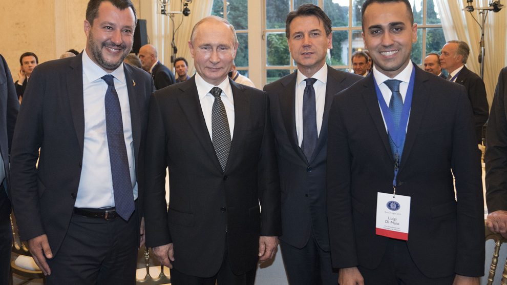 Salvini Putin Conte Di Maio