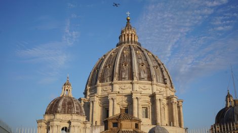St Peter's Basilica drone