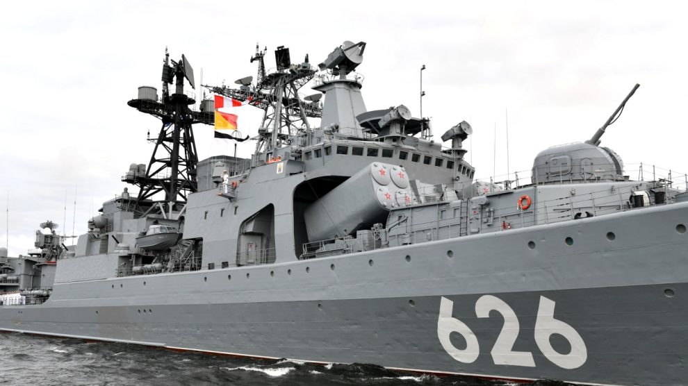 Russia Navy warship