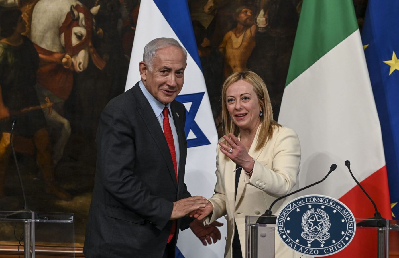 نتنياهو وميلوني يدفعان باتجاه “قفزة نوعية” في العلاقات بين إسرائيل وإيطاليا