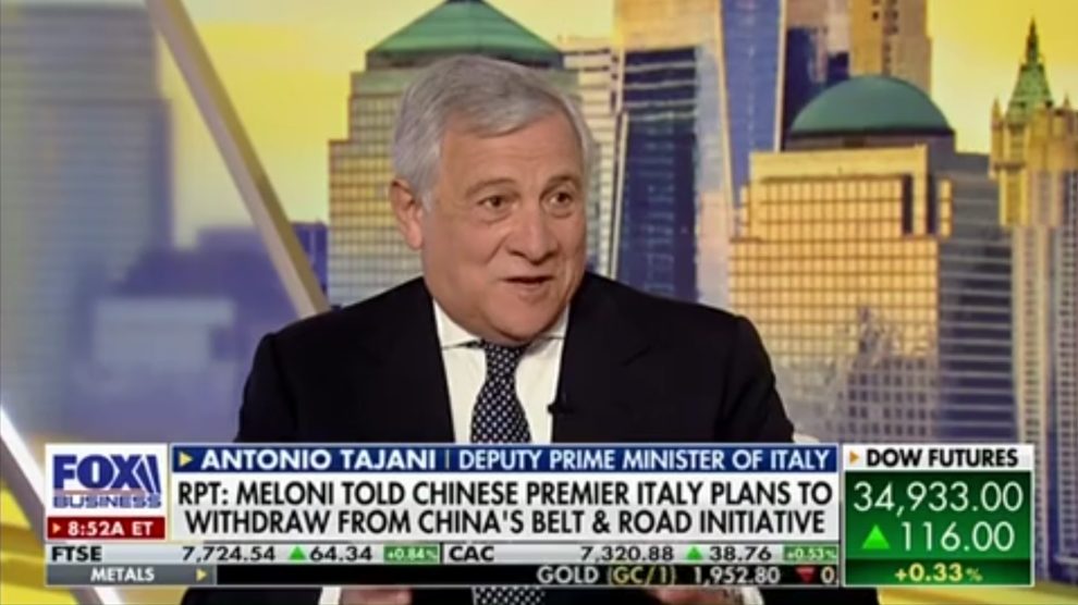 Antonio Tajani Fox News