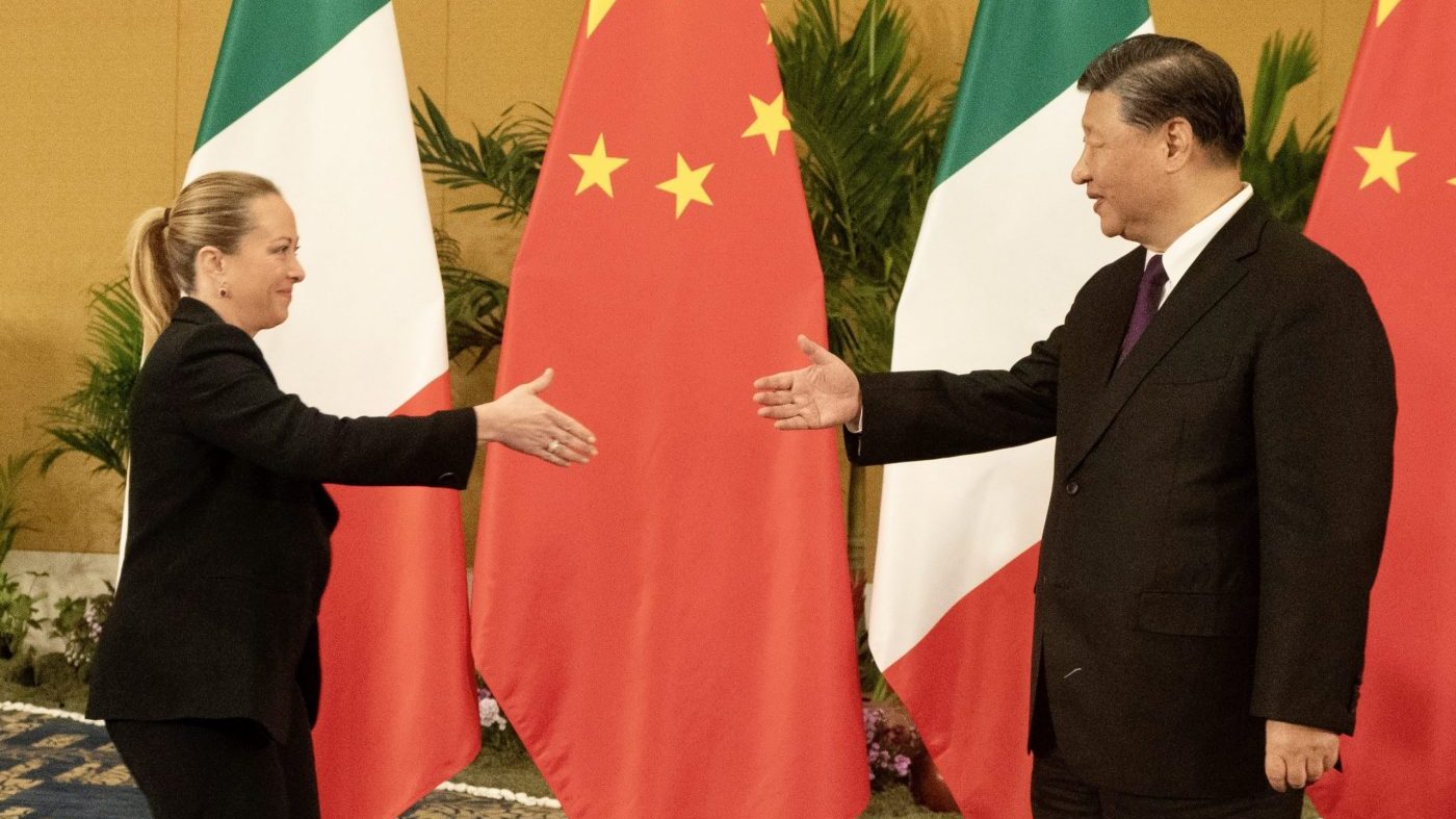 Il processo di riduzione del rischio si è interrotto?  Roma sta tenendo colloqui commerciali con Pechino in vista della riunione del G7