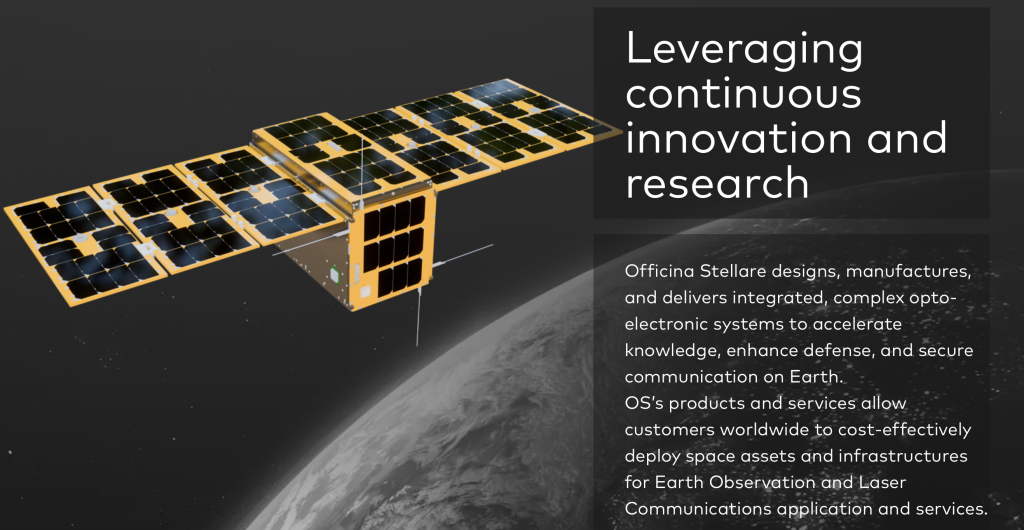 Officina Stellare doubles down on space optics and quantum security