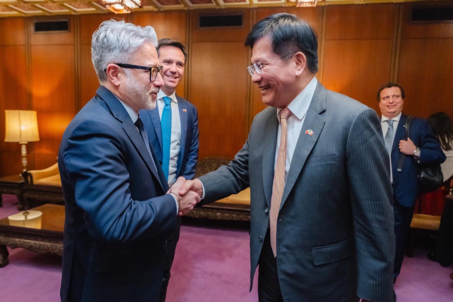 Continuing parliamentary diplomacy. MP Loperfido speaks from Taiwan