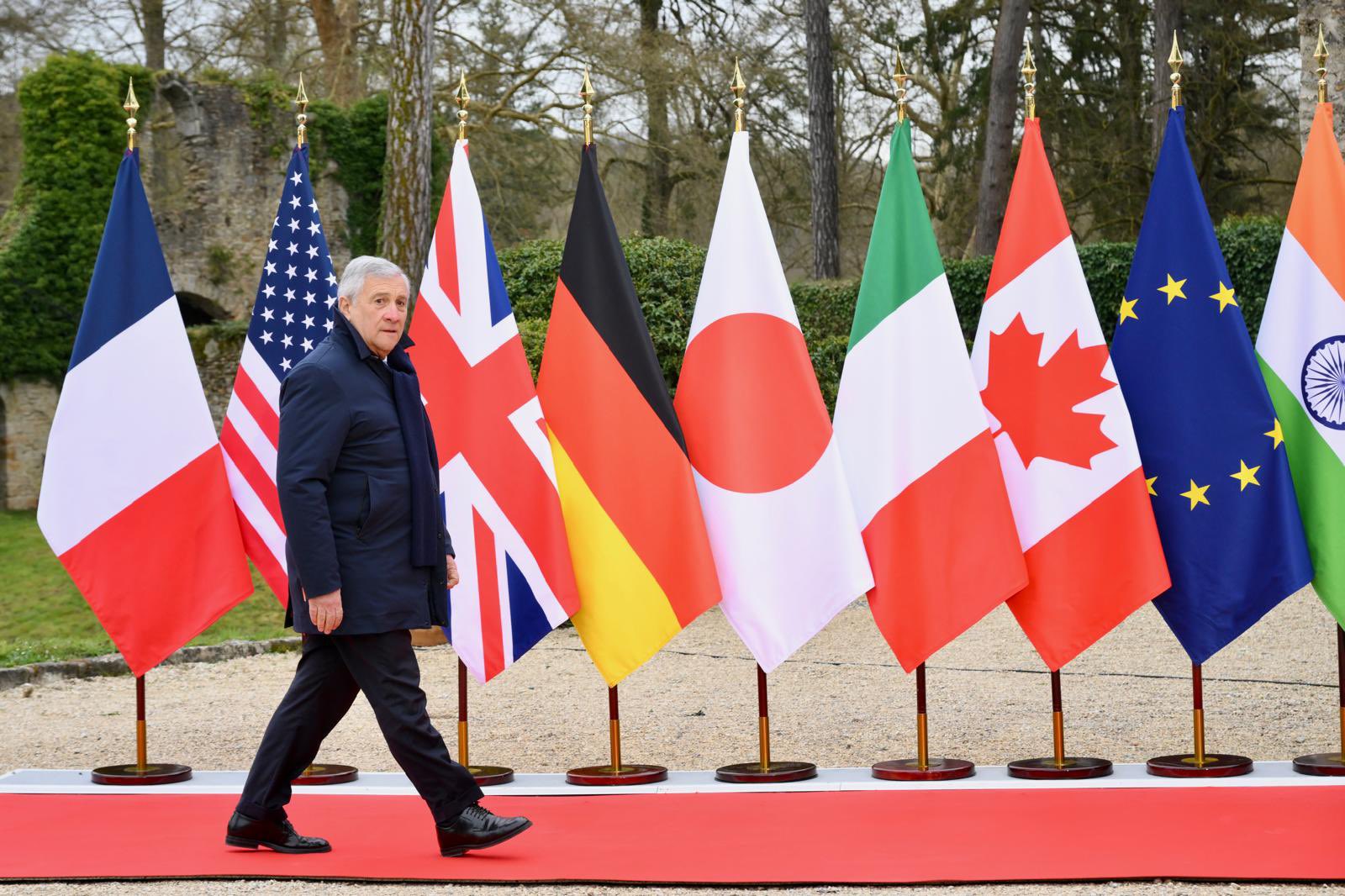 FM Tajani puts Iran, energy security at centre of G7 talks